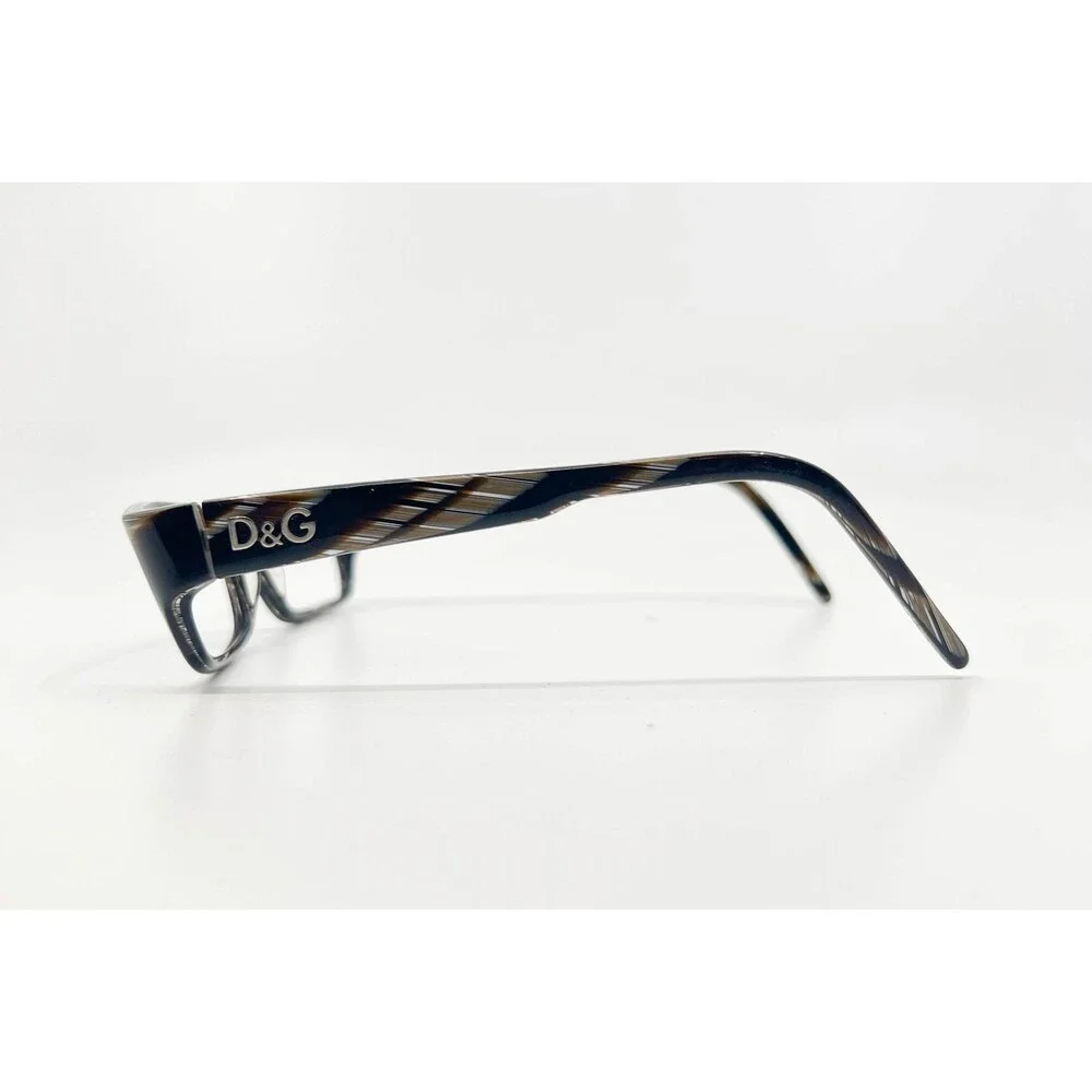 Dolce & Gabbana Brown Rectangular Glasses Flex Temples DG1145 53-15-135